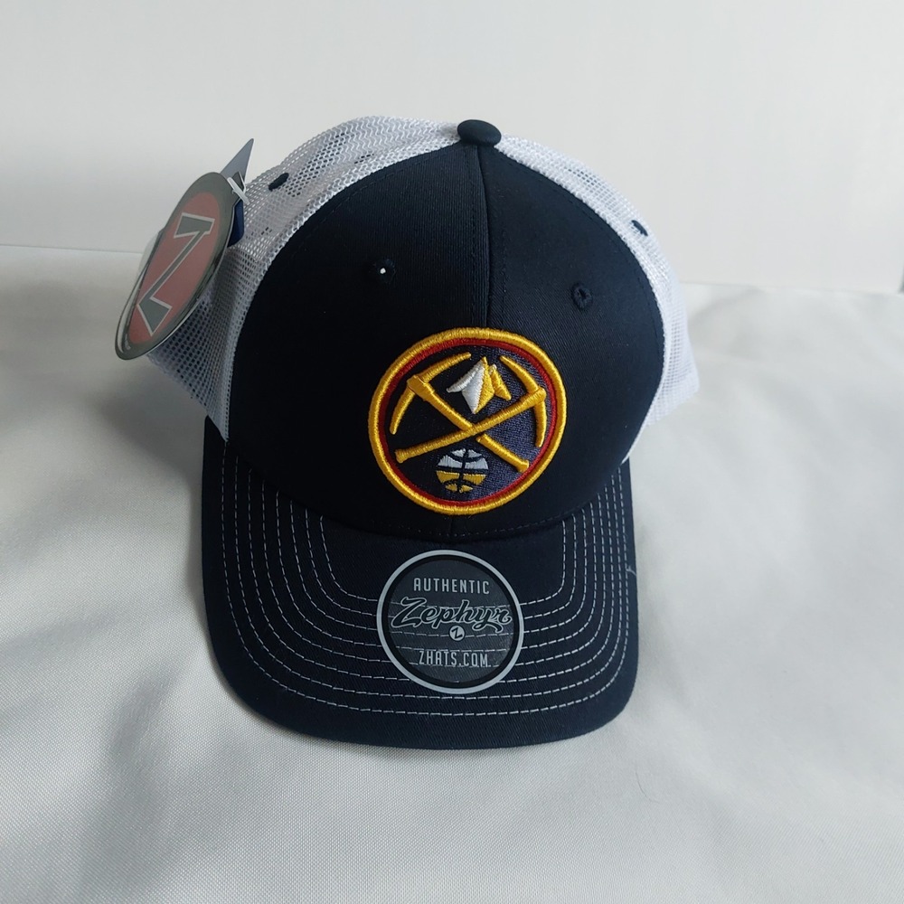 Zephyr 1993 NBA Denver‎ Nuggets Navy White SnapBack Cap Adjustable Boys